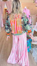 RESTOCK Camo Orange and Pink Stripe Tiger Jacket