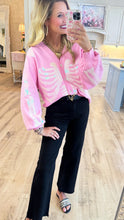 Queen of Sparkle Pink Skeleton Cardigan