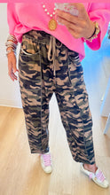Camo French Terry Barrel Pants
