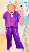 Purple Scuba Lounge Set