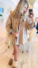 Khaki A Line Trench Coat