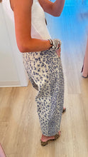 Cheetah Print Barrel Pants