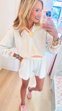 Deal of The Day Grey and Peach Short Set