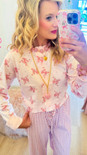 Light Pink Floral Cardigan