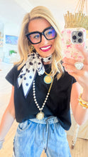 Black Cropped Tee