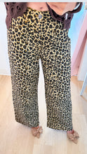 Leopard Wide Leg Jeans