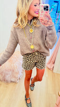 Leopard High Rise Shorts