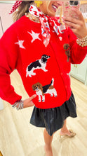 Red Dog Knit Sweater