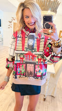 Queen of Sparkles Christmas Window Display Sweatshirt