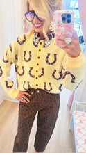Butter Yellow Horseshoe Cardigan