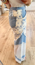 Denim Patch Pants