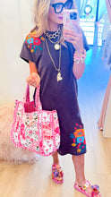 Pink Floral Patchwork Bag