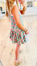 Ecru Dropped Waist Mini Dress