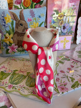 Pink Polka Dot Scarf