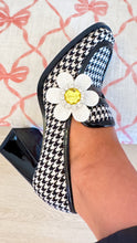 Betsey Johnson Black and White Heeled Loafer