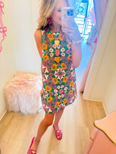 THML Green Floral Embroidered Mini Dress