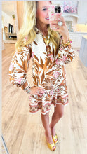 Toffee Multi Floral Print Mini Dress