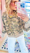 Faded Camo Cardigan