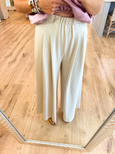 Cream Wide Leg Pants