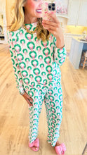 Pink and Green Wreath Bow PJ Set