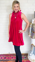 Raspberry Velvet Dress