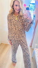 Brown Leopard Lounge Pant Set