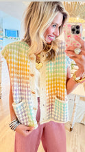 Rainbow Popcorn Sweater Vest