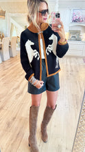 THML Black Horse Knit Cardigan