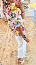 THML Short Sleeve Floral Top