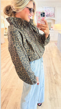 Chocolate Leopard Zip Up Jacket
