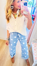 White Scallop Eyelet Blouse