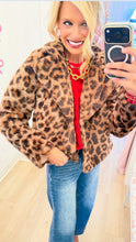 Leopard Faux Fur Jacket