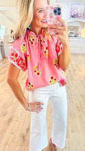 Pink Boho Bloom Top