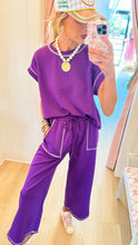 Purple Scuba Lounge Set