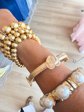 Gold Heart Studded Bracelet