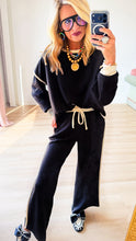 Black Contrast Trim Scuba Set