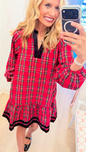 Red Plaid Sierra Dress