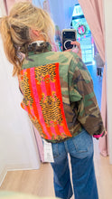 Camo Pink and Orange Stripe Tiger Jacket