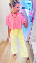 Yellow and White Polka Dot Pants