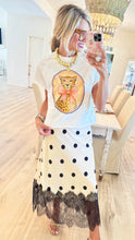 Cheetah Rhinestone Glasses Tee