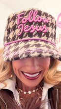 Houndstooth Follow Jesus Hat
