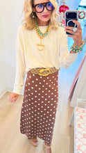 THML Brown Polka Dot Skirt