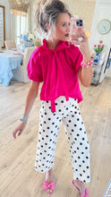 Pink Neck Tie Top