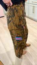 Western Acid Washed Cargo Pants