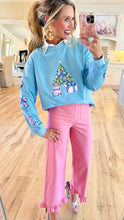 Blue Toile Ornament Sweatshirt