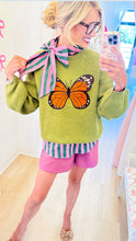 Green Butterfly Sweater