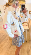 White Western Embroidered Jacket