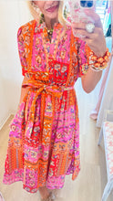 Fuchsia Multi Floral Patchwork Maxi Dress