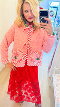 Pink Candy Cane Quilted Jackets