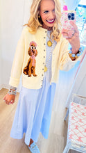 Cream Poodle Cardigan